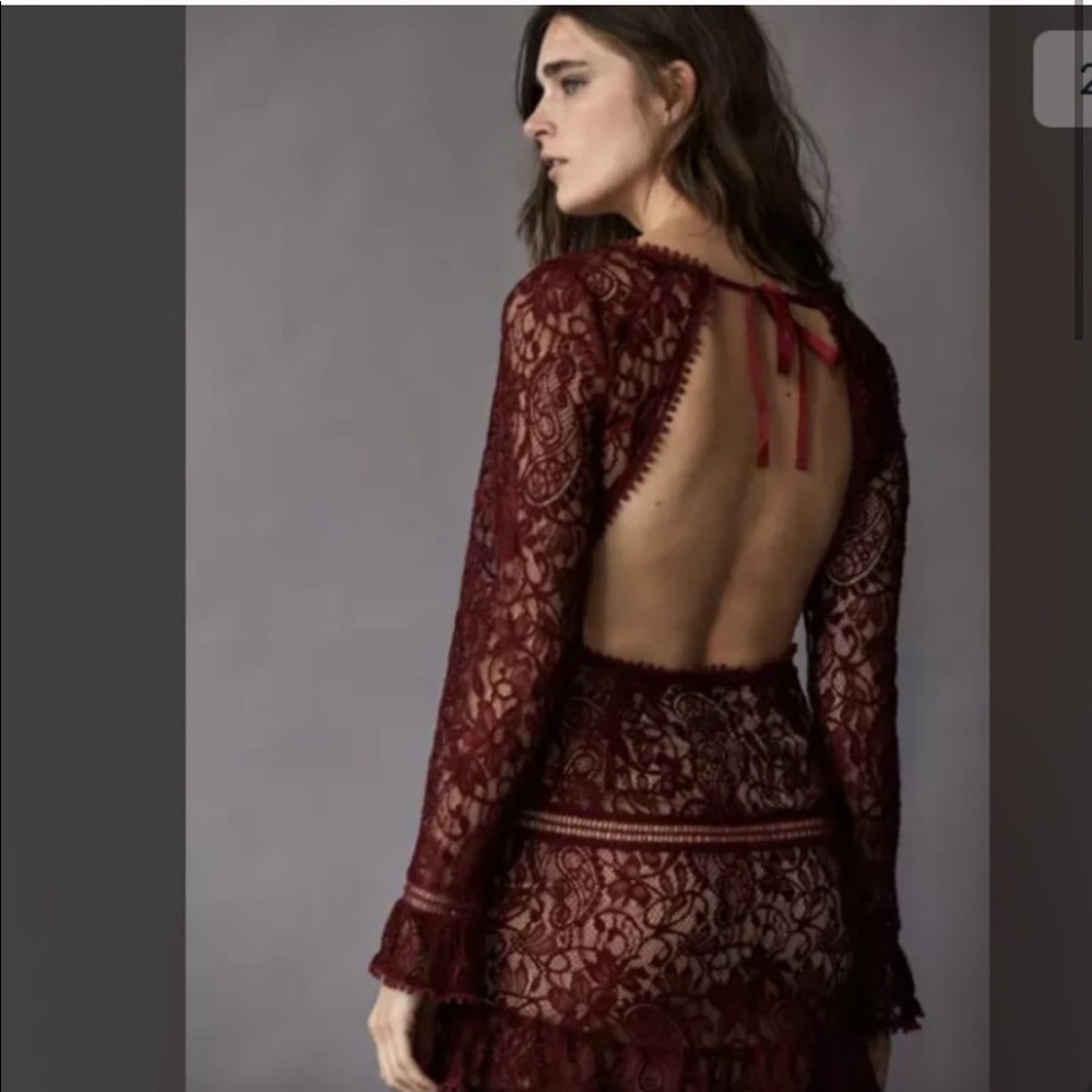For Love and Lemons Emerie Lace Mini Dress XS EUC - Picture 2 of 10